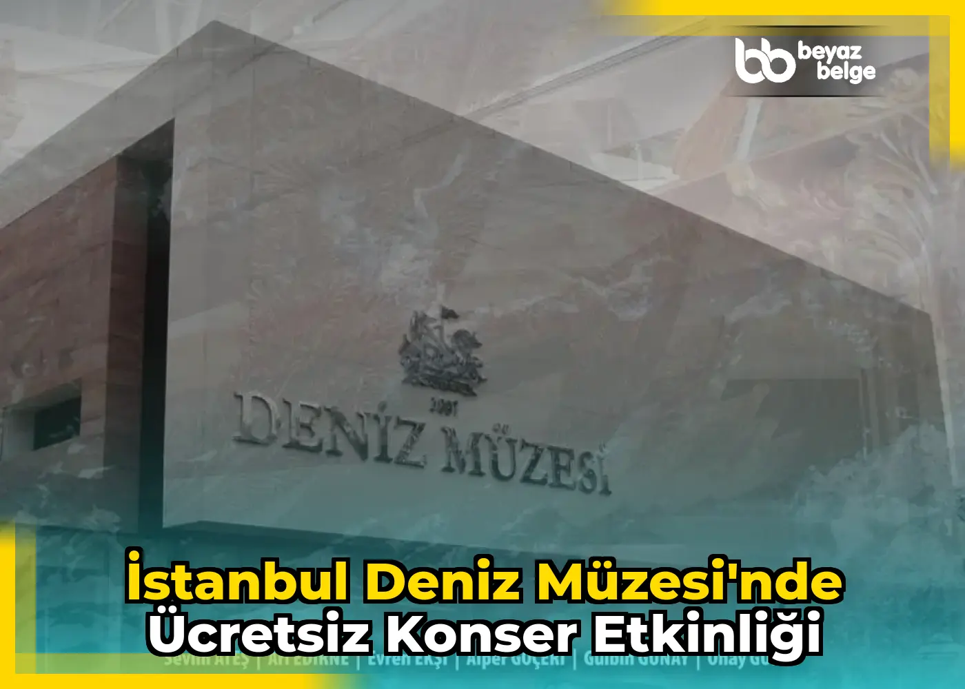 İstanbul Deniz Müzesi'nde Ücretsiz Konser Etkinliği