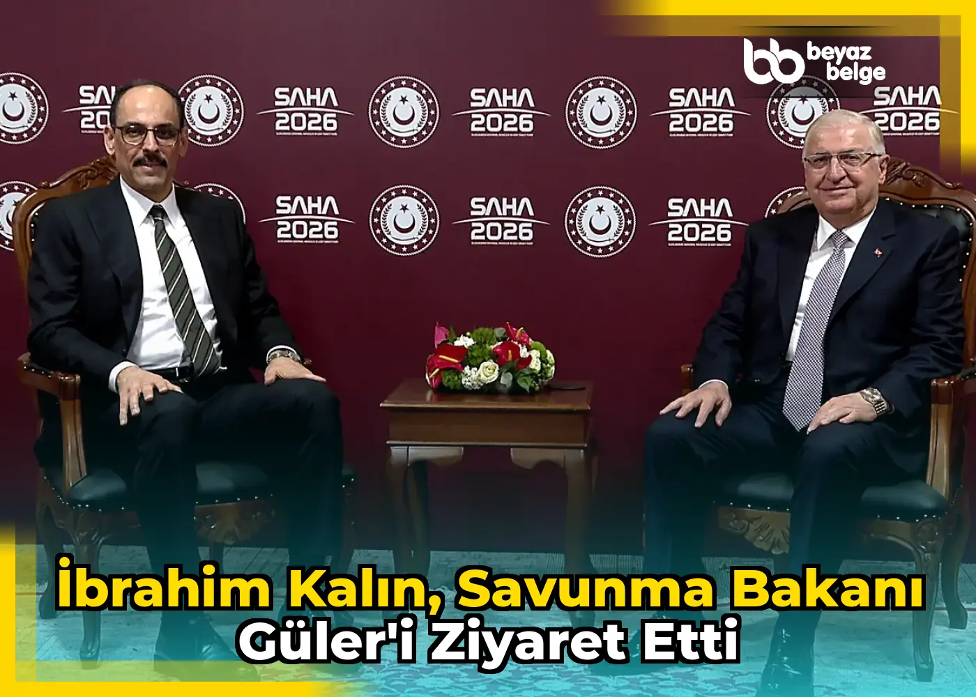 İbrahim Kalın, Savunma Bakanı Güler'i Ziyaret Etti