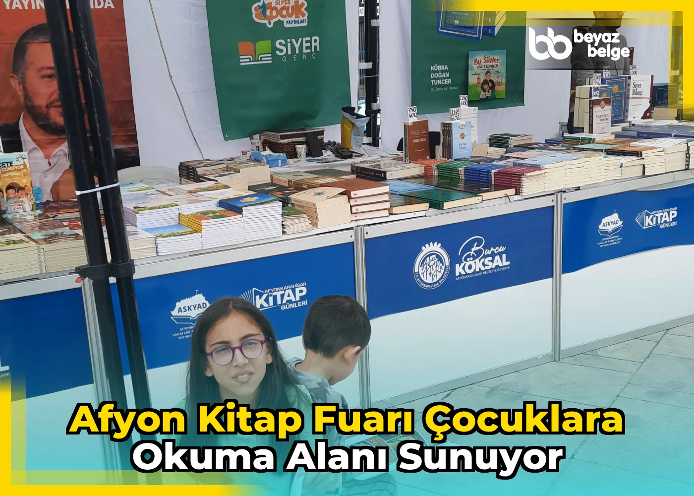Afyon Kitap Fuarı Çocuklara Okuma Alanı Sunuyor