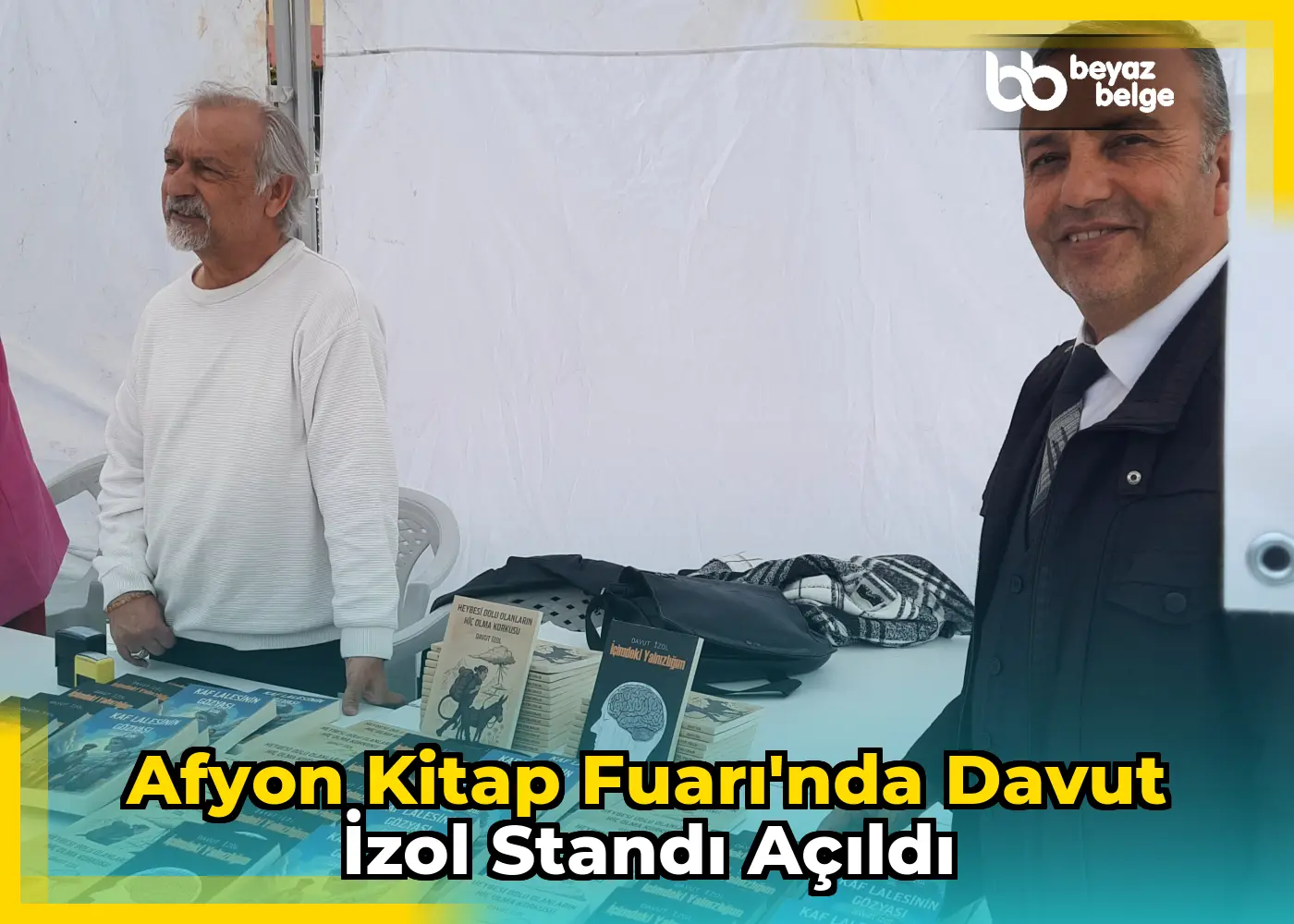 Afyon Kitap Fuarı'nda Davut İzol Standı Açıldı