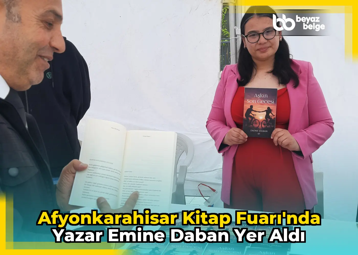 Afyonkarahisar Kitap Fuarı'nda Yazar Emine Daban Yer Aldı