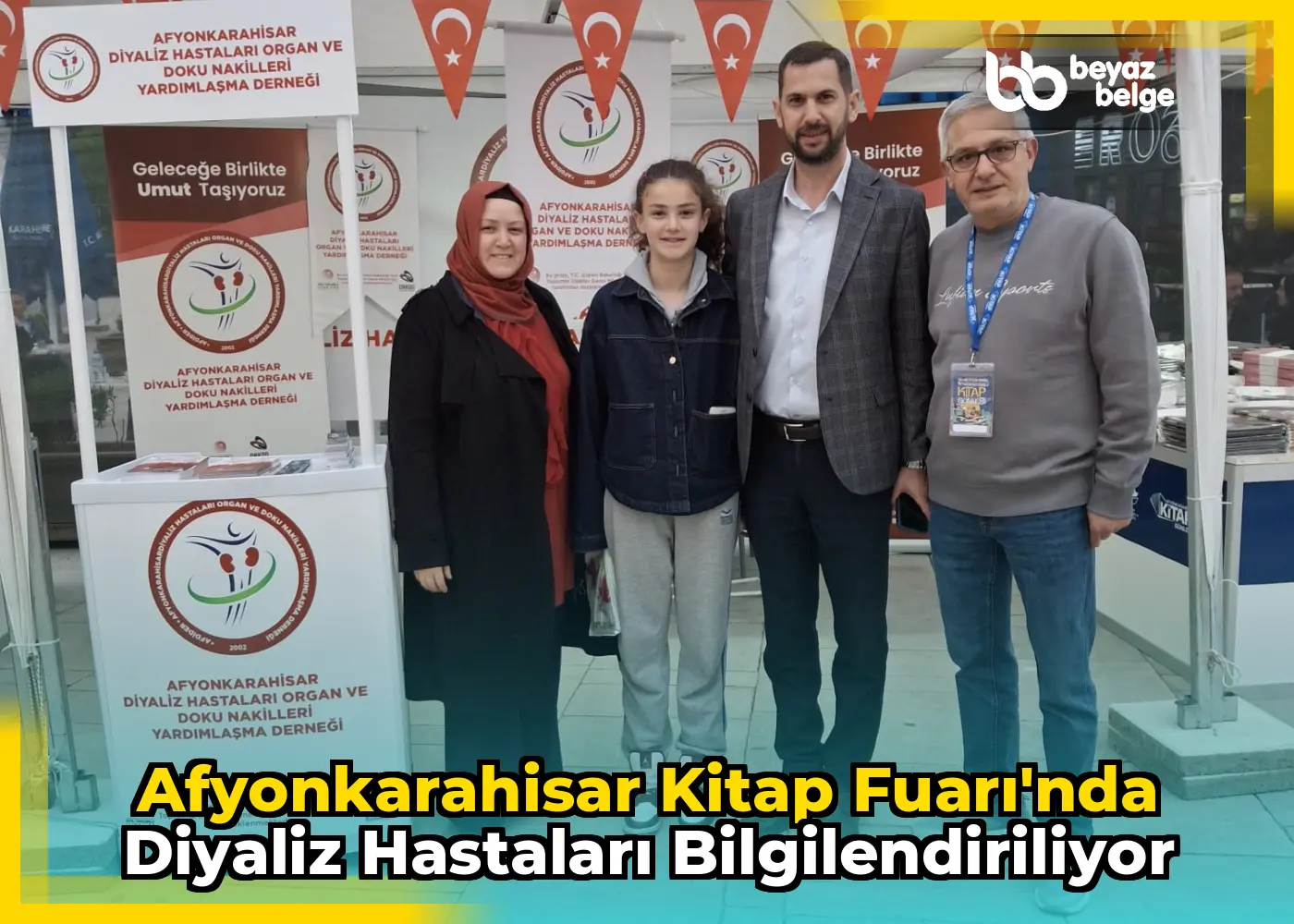 Afyonkarahisar Kitap Fuarı'nda Diyaliz Hastaları Bilgilendiriliyor