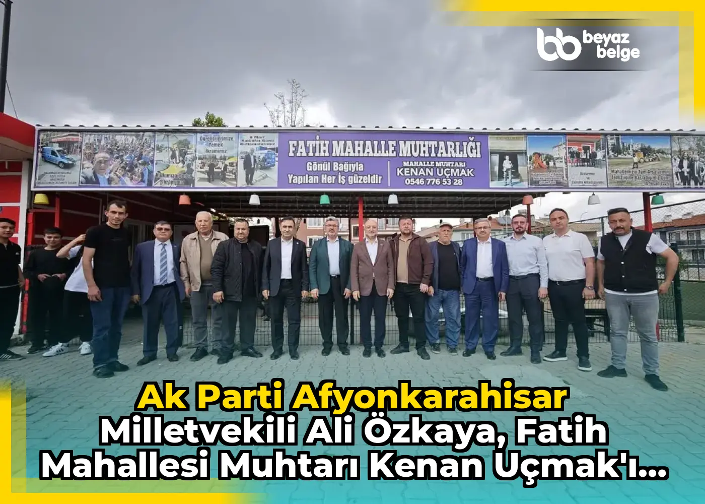 Ak Parti Afyonkarahisar Milletvekili Ali Özkaya, Fatih Mahallesi Muhtarı Kenan Uçmak'ı Ziyaret Etti