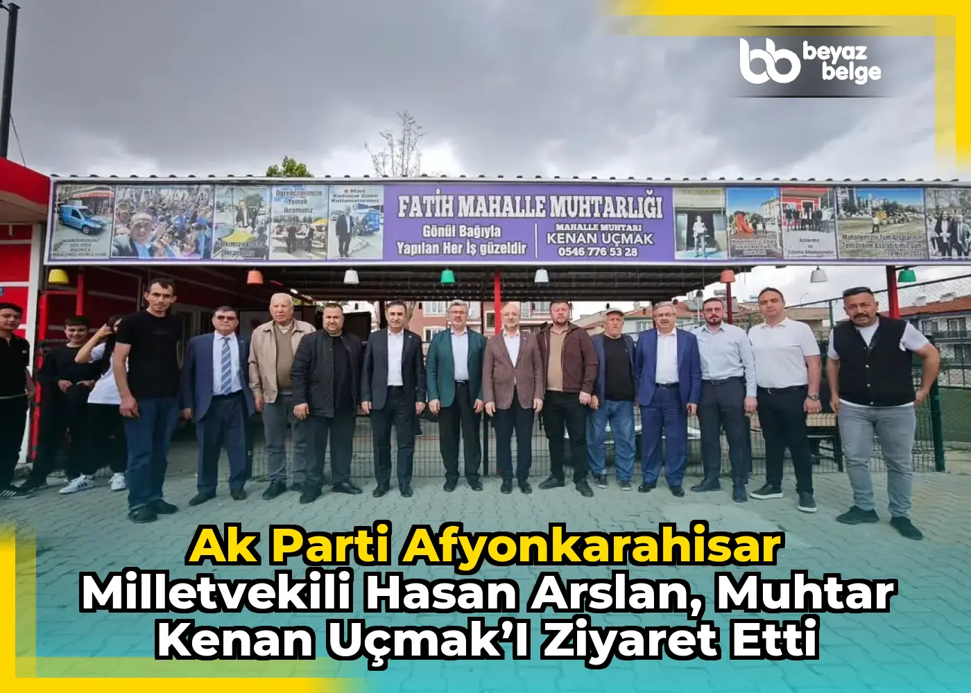 Ak Parti Afyonkarahisar Milletvekili Hasan Arslan, Muhtar Kenan Uçmak’ı Ziyaret Etti