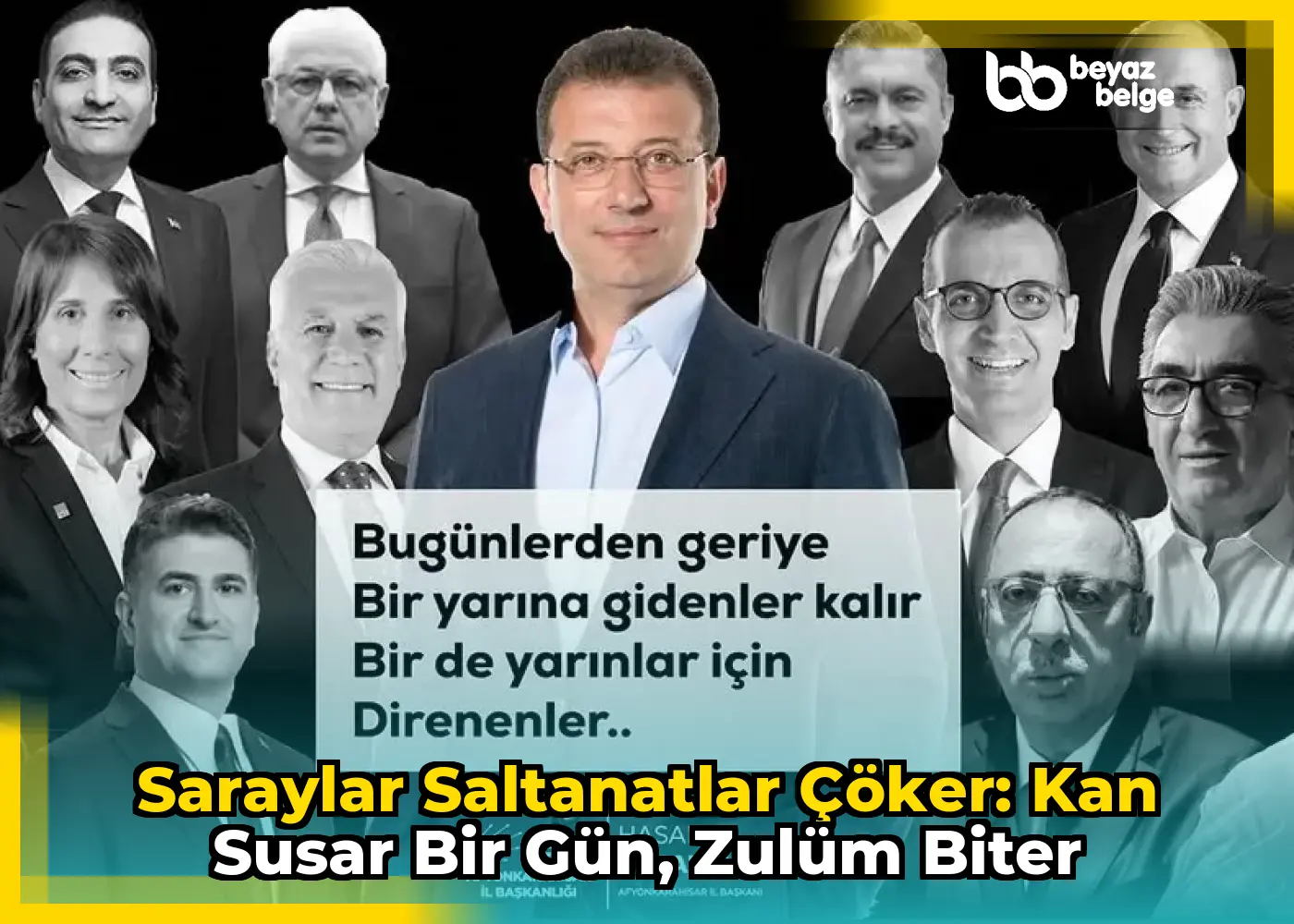Saraylar Saltanatlar Çöker: Kan Susar Bir Gün, Zulüm Biter