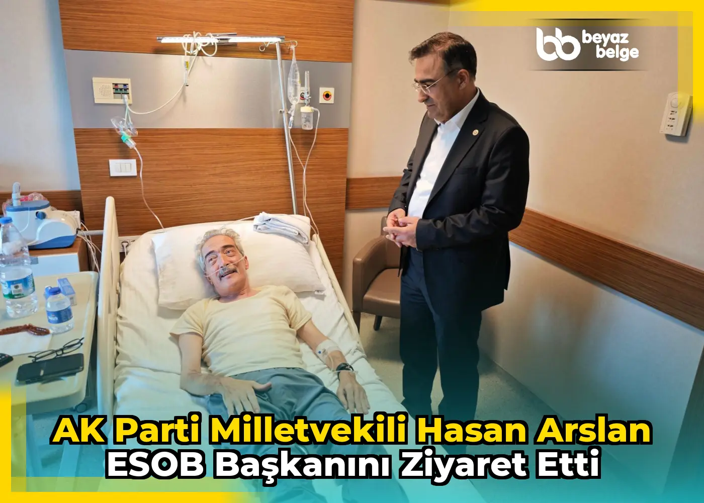 AK Parti Milletvekili Hasan Arslan ESOB Başkanını Ziyaret Etti
