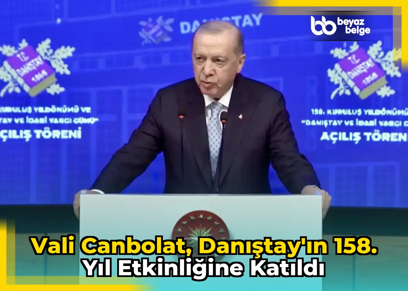 Vali Canbolat, Danıştay'ın 158. yıl etkinliğine katıldı