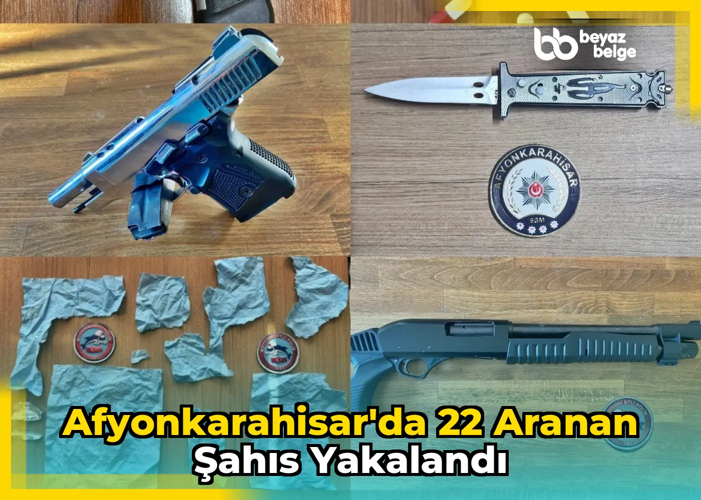 Afyonkarahisar'da 22 Aranan Şahıs Yakalandı