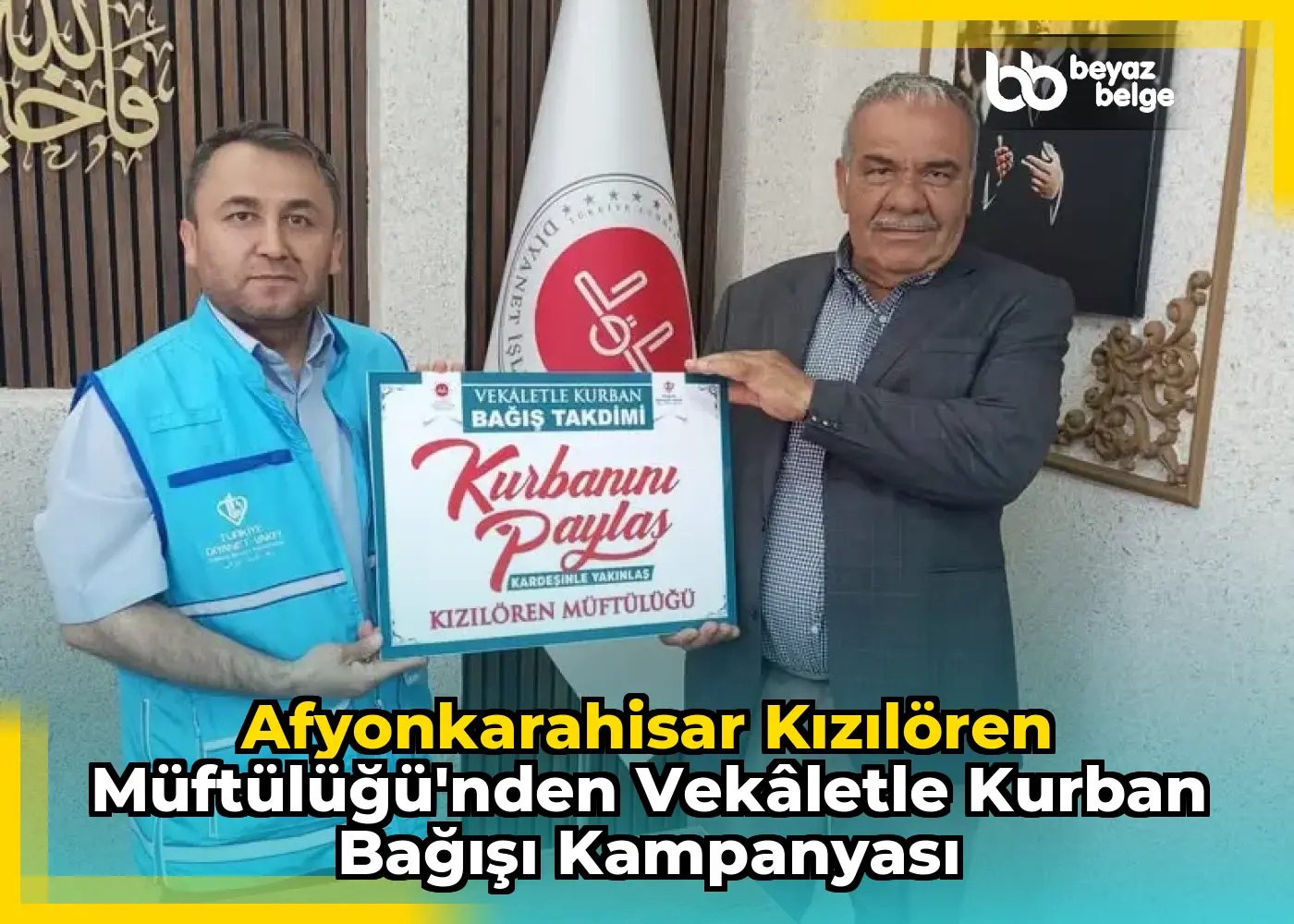 Afyonkarahisar KızılÖren Müftülüğü'nden Vekâletle Kurban Bağışı Kampanyası