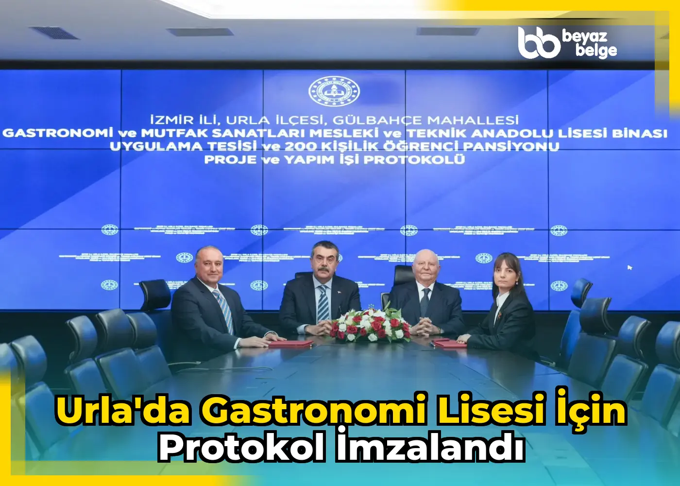 Urla'da Gastronomi Lisesi İçin Protokol İmzalandı