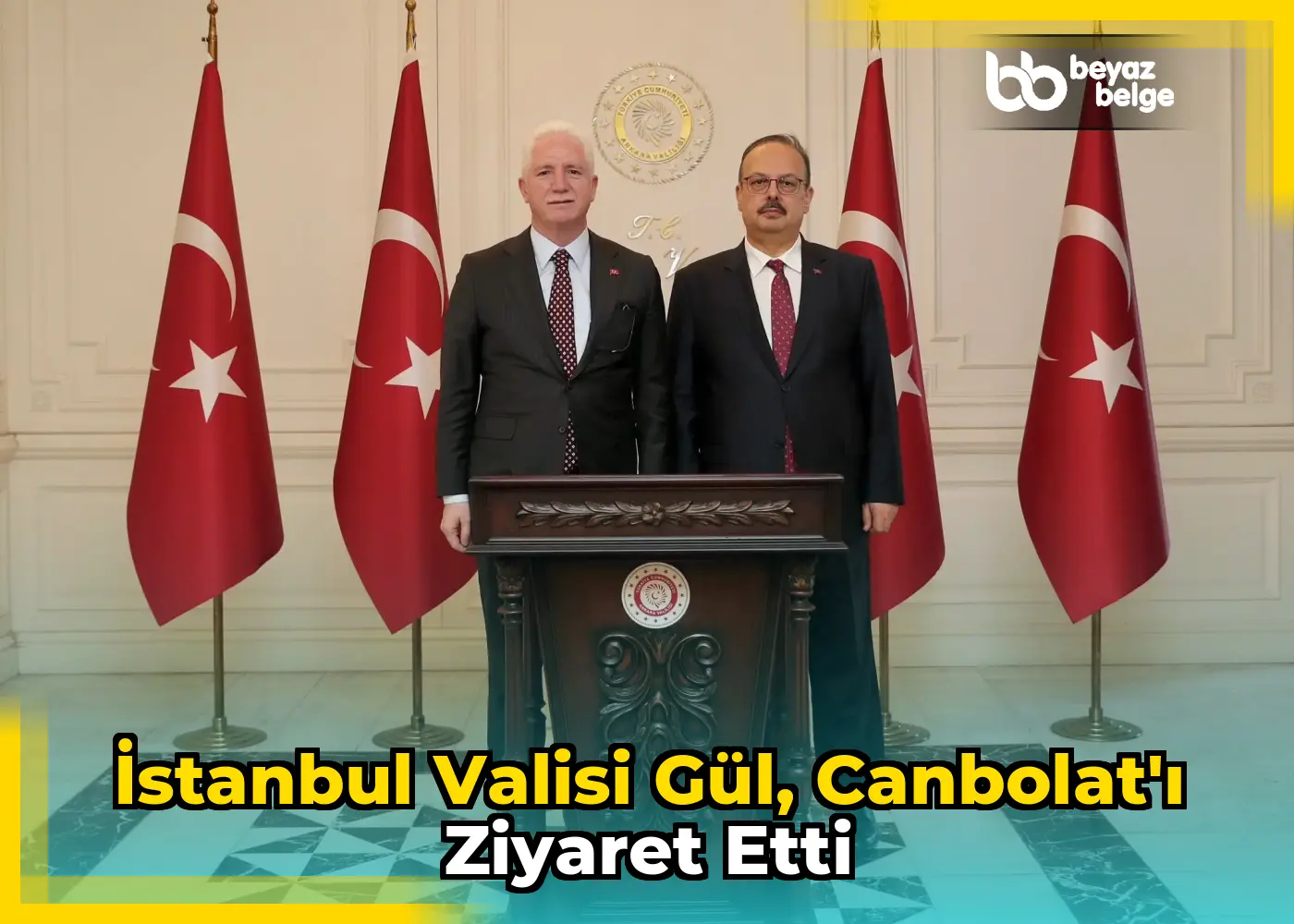 İstanbul Valisi Gül, Canbolat'ı Ziyaret Etti