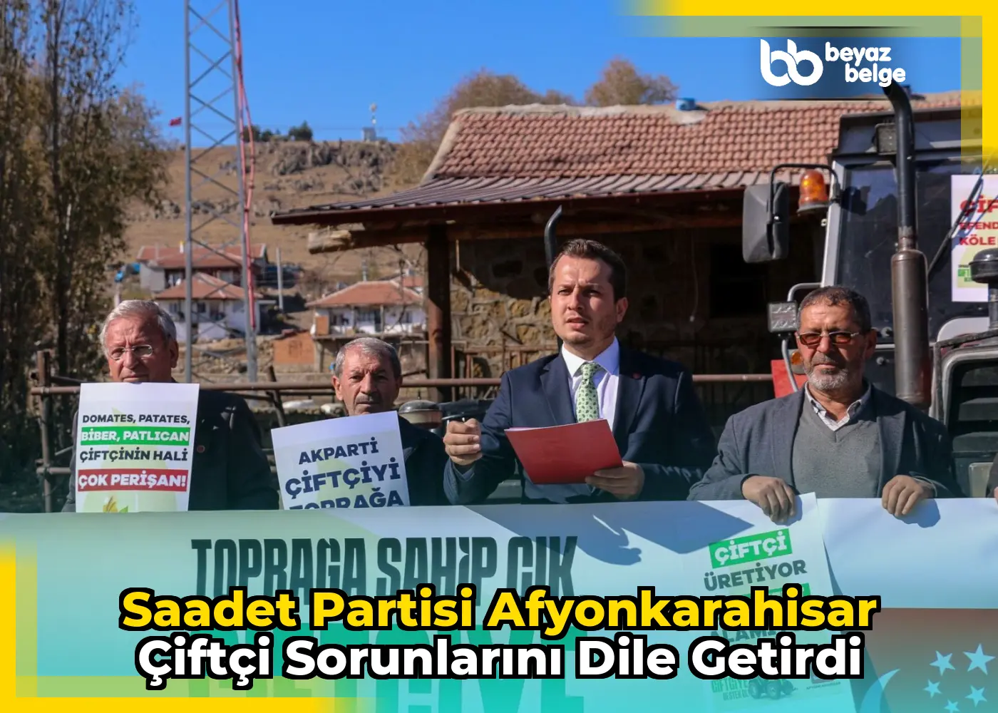 Saadet Partisi Afyonkarahisar Çiftçi Sorunlarını Dile Getirdi