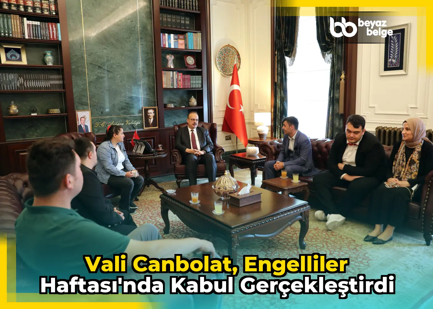 Vali Canbolat, Engelliler Haftası'nda kabul gerçekleştirdi