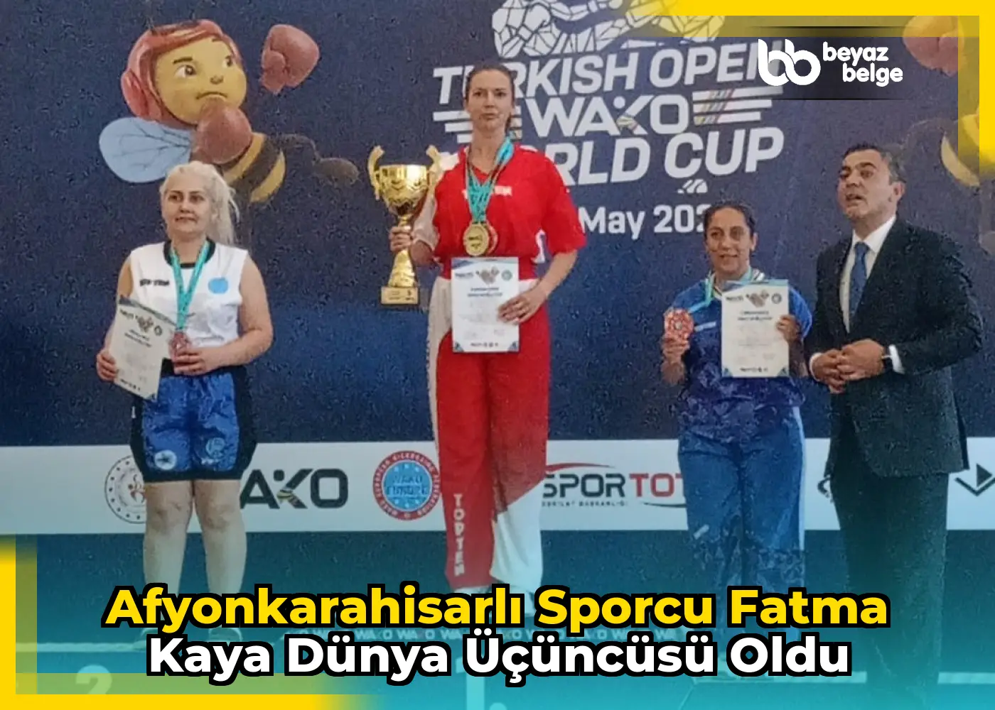 Afyonkarahisarlı Sporcu Fatma Kaya Dünya Üçüncüsü Oldu
