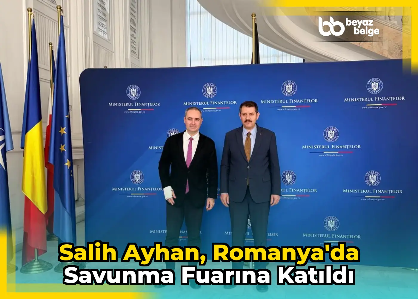Salih Ayhan, Romanya'da Savunma Fuarına Katıldı