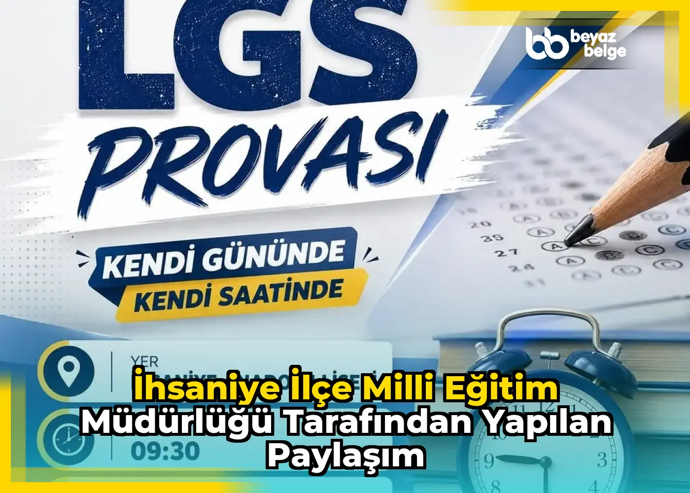 İhsaniye İlçe Milli Eğitim Müdürlüğü Tarafından Yapılan Paylaşım