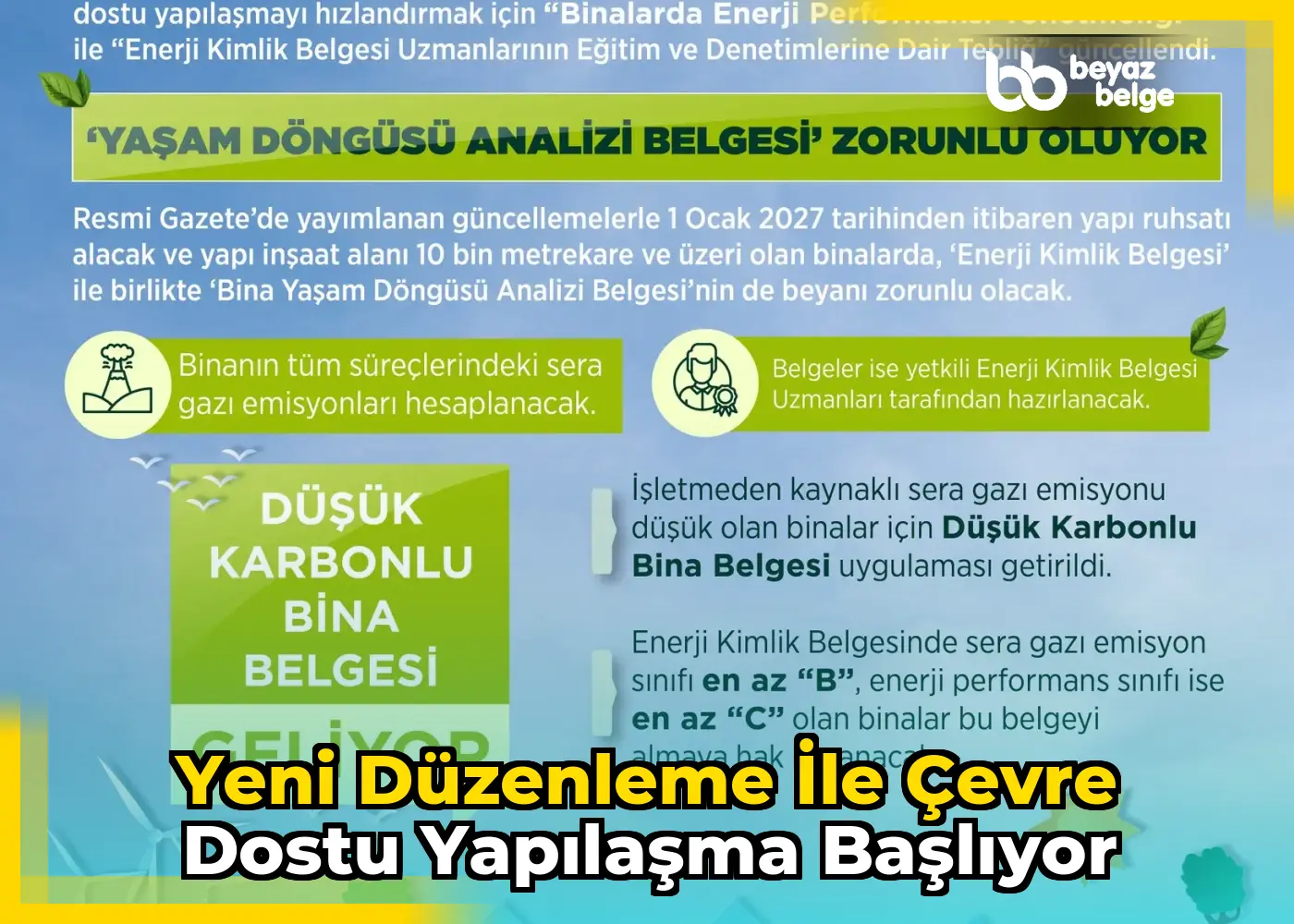 Yeni düzenleme ile çevre dostu yapılaşma başlıyor