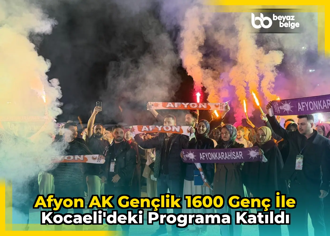Afyon AK Gençlik 1600 genç ile kocaeli'deki programa katıldı