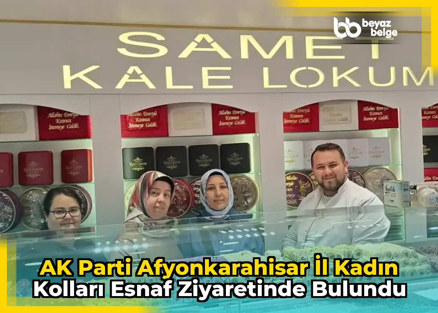 AK Parti Afyonkarahisar İl Kadın Kolları Esnaf Ziyaretinde Bulundu