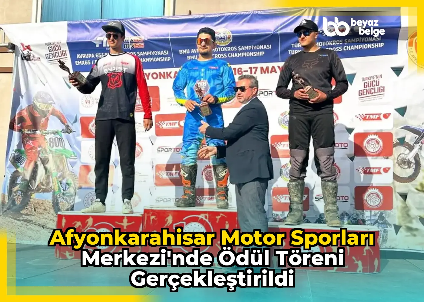 Afyonkarahisar Motor Sporları Merkezi'nde Ödül Töreni Gerçekleştirildi