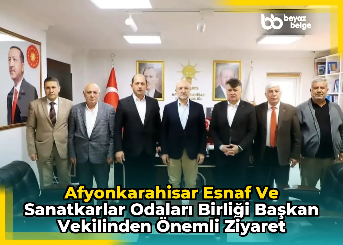 Afyonkarahisar Esnaf ve Sanatkarlar Odaları Birliği Başkan Vekilinden Önemli Ziyaret