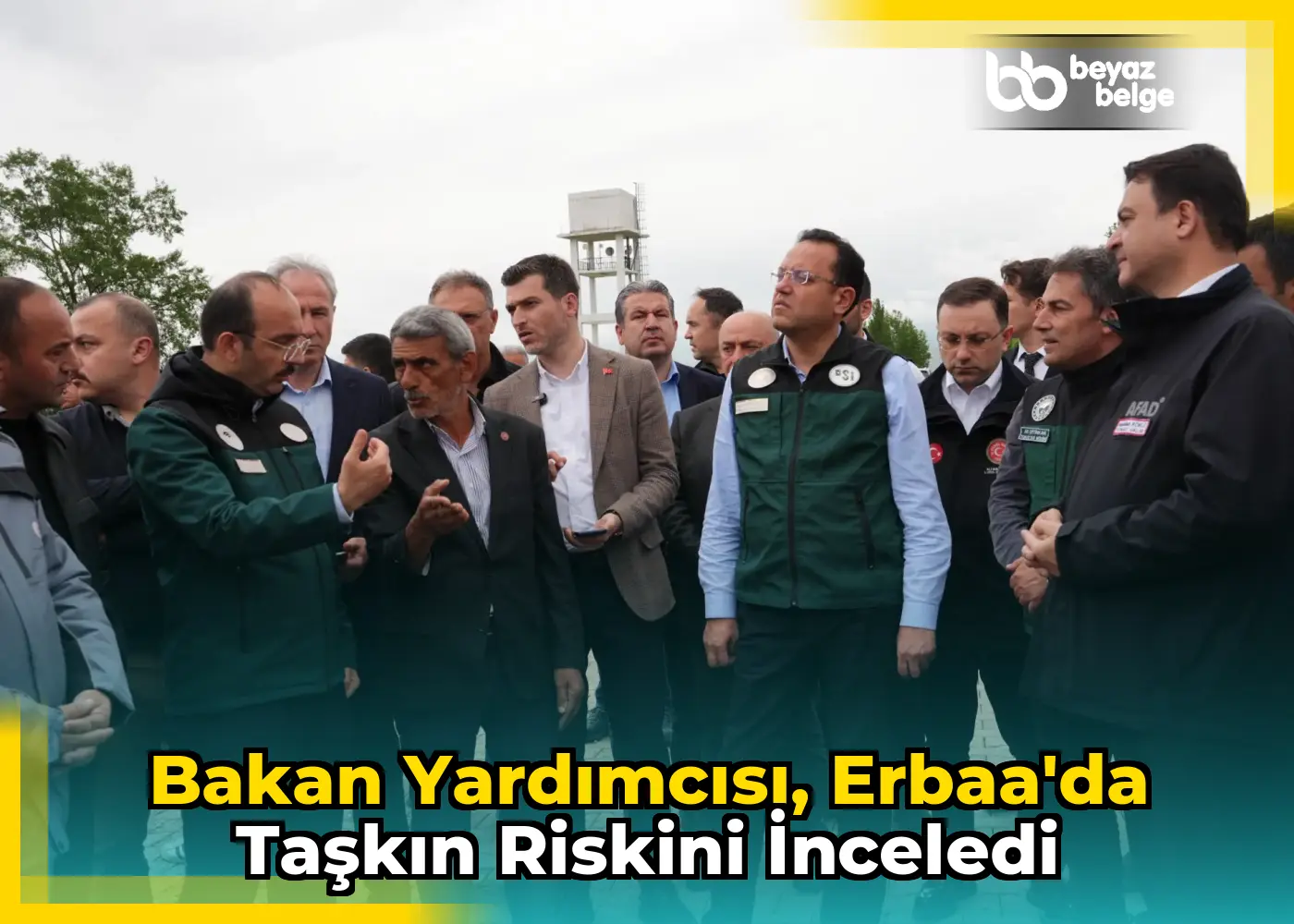 Bakan Yardımcısı, Erbaa'da Taşkın Riskini İnceledi