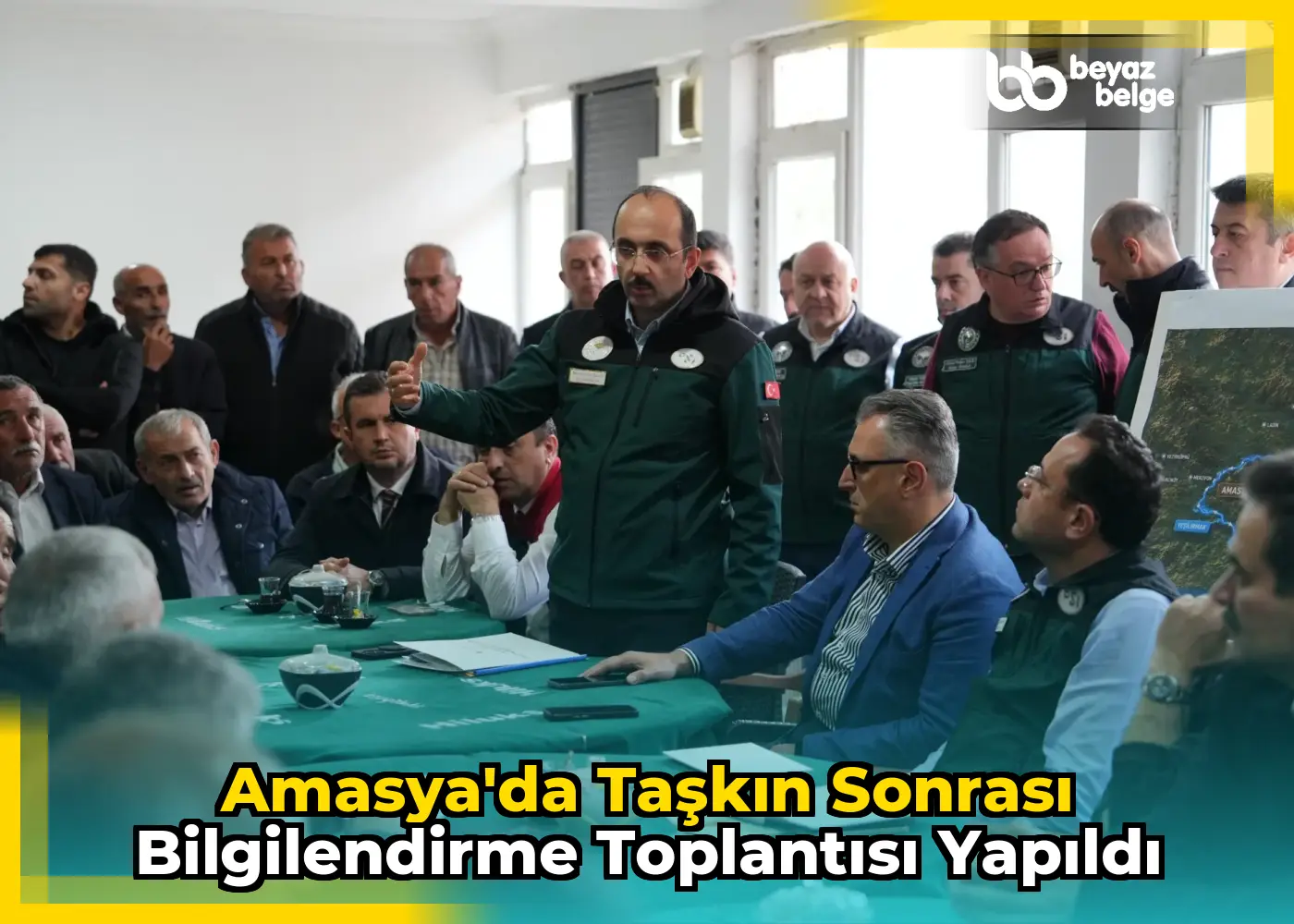 Amasya'da Taşkın Sonrası Bilgilendirme Toplantısı Yapıldı