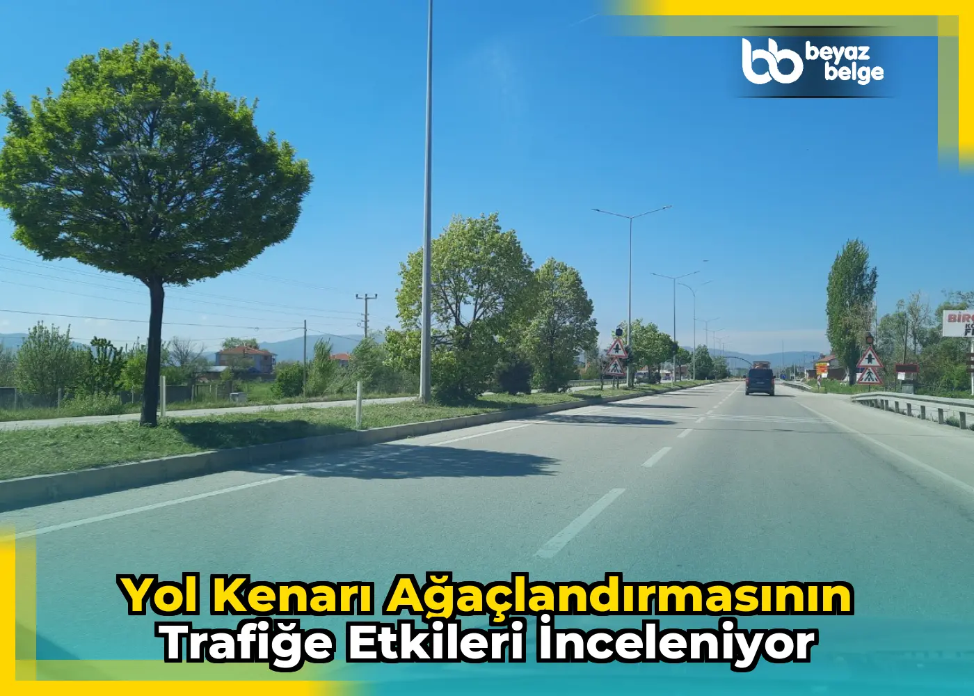 Yol Kenarı Ağaçlandırmasının Trafiğe Etkileri İnceleniyor