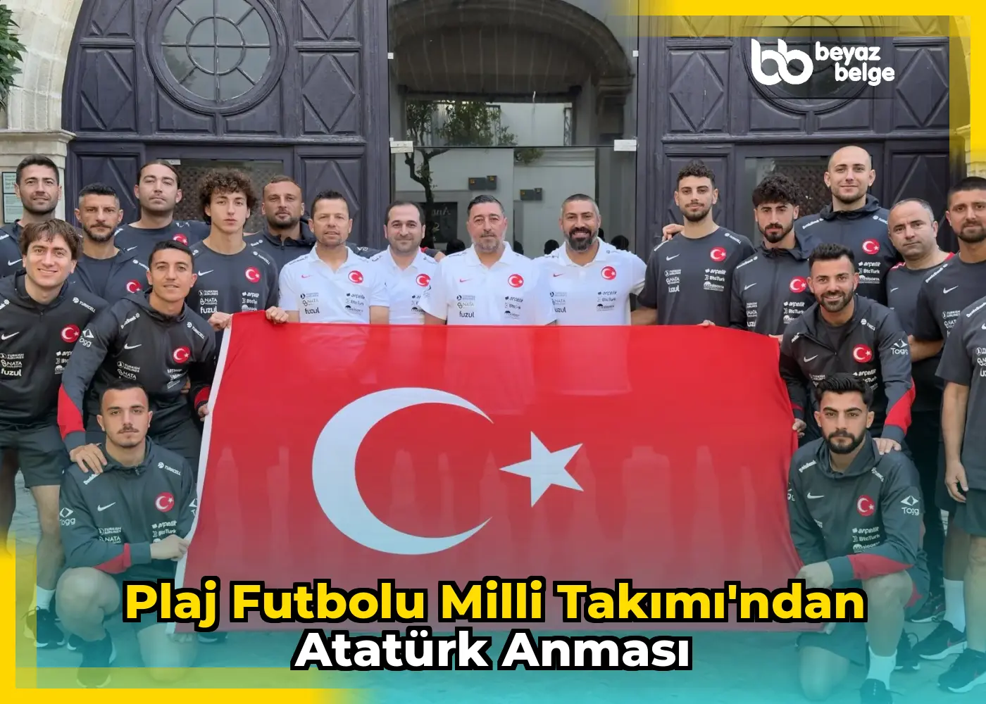 Plaj Futbolu Milli Takımı'ndan Atatürk Anması