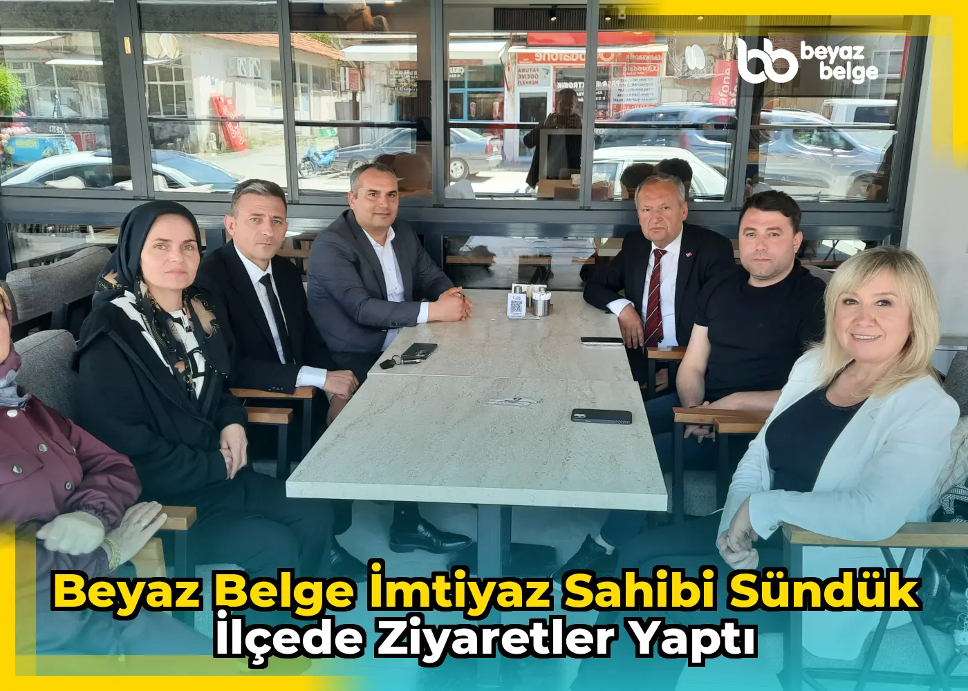 Beyaz Belge İmtiyaz Sahibi Sündük İlçede Ziyaretler Yaptı
