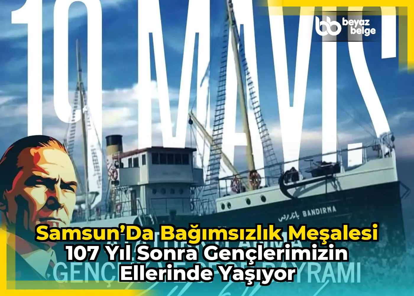 Samsun’da Bağımsızlık Meşalesi 107 Yıl Sonra Gençlerimizin Ellerinde Yaşıyor