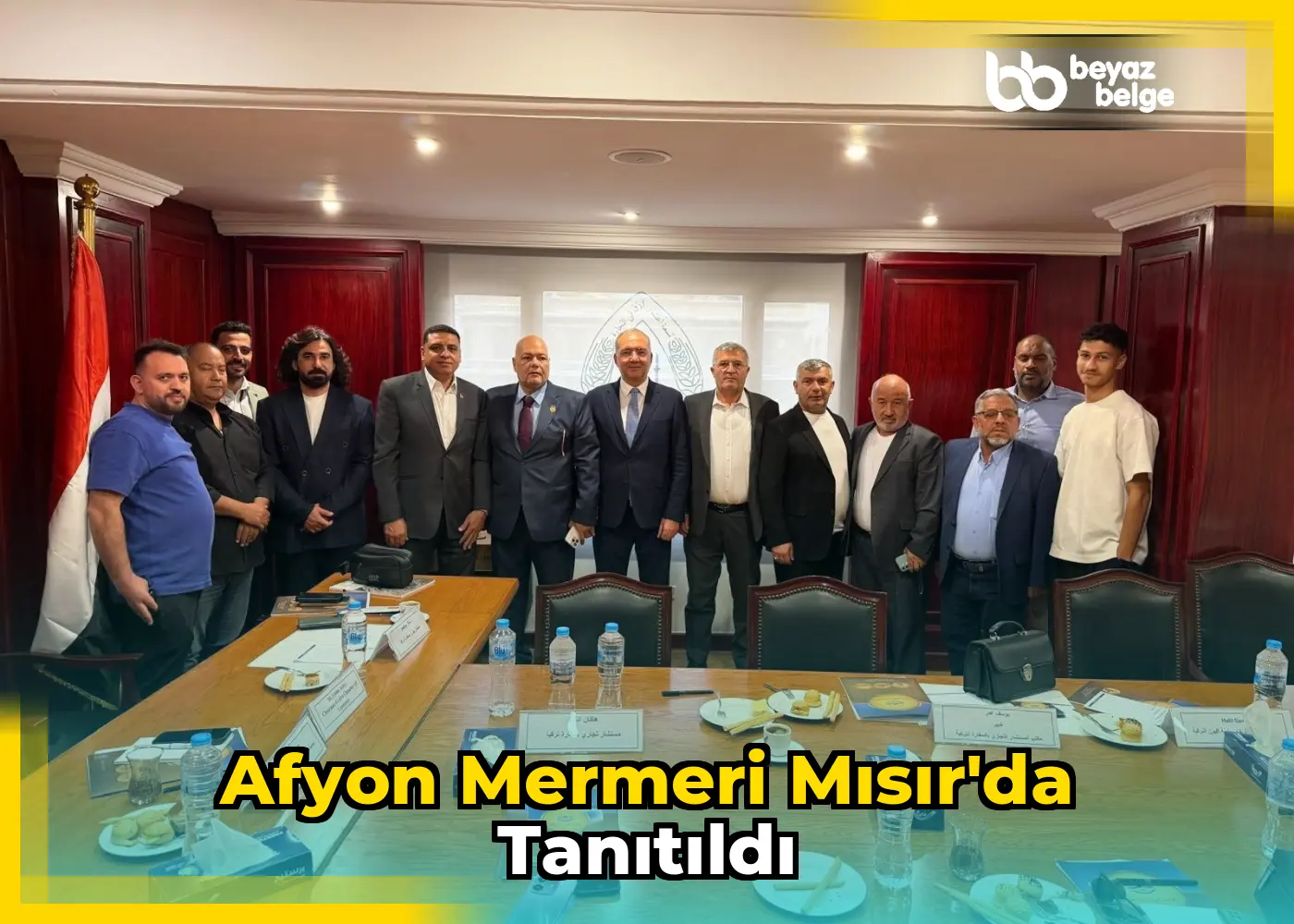 Afyon Mermeri Mısır'da Tanıtıldı