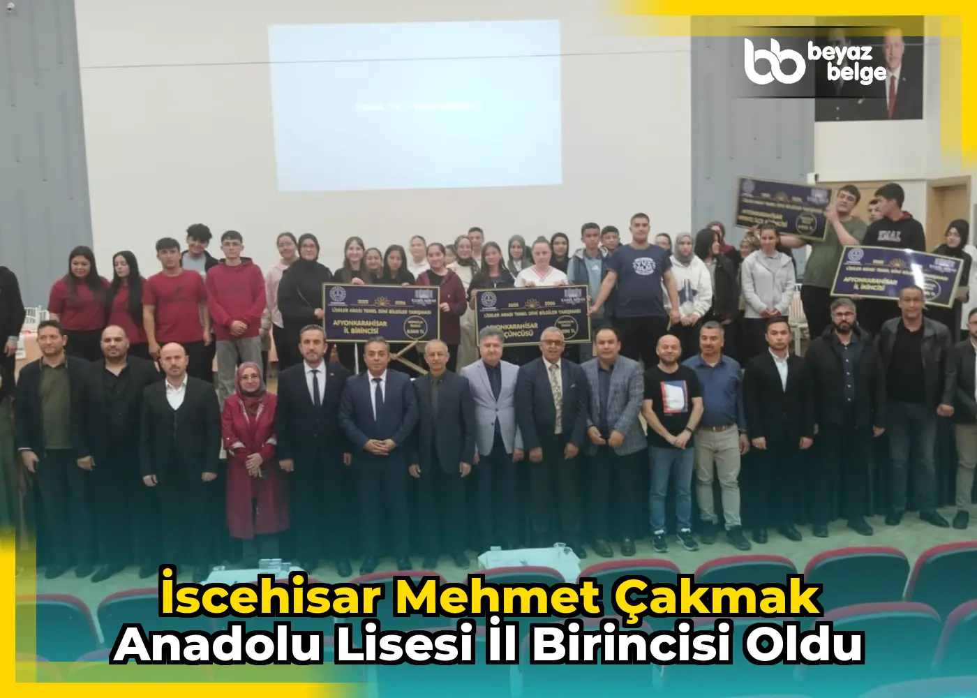 İscehisar Mehmet Çakmak Anadolu Lisesi İl Birincisi Oldu