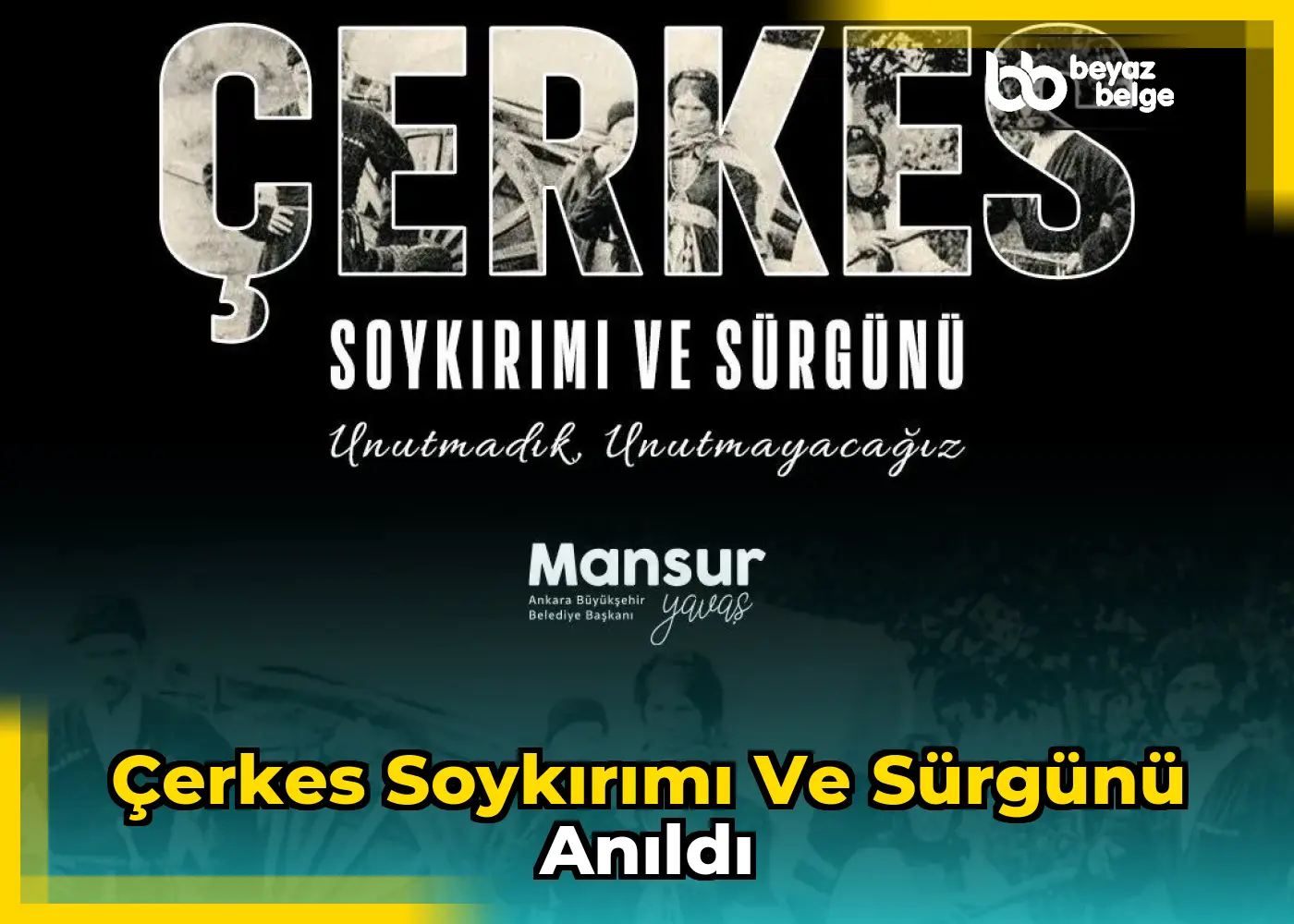 Çerkes Soykırımı ve Sürgünü anıldı