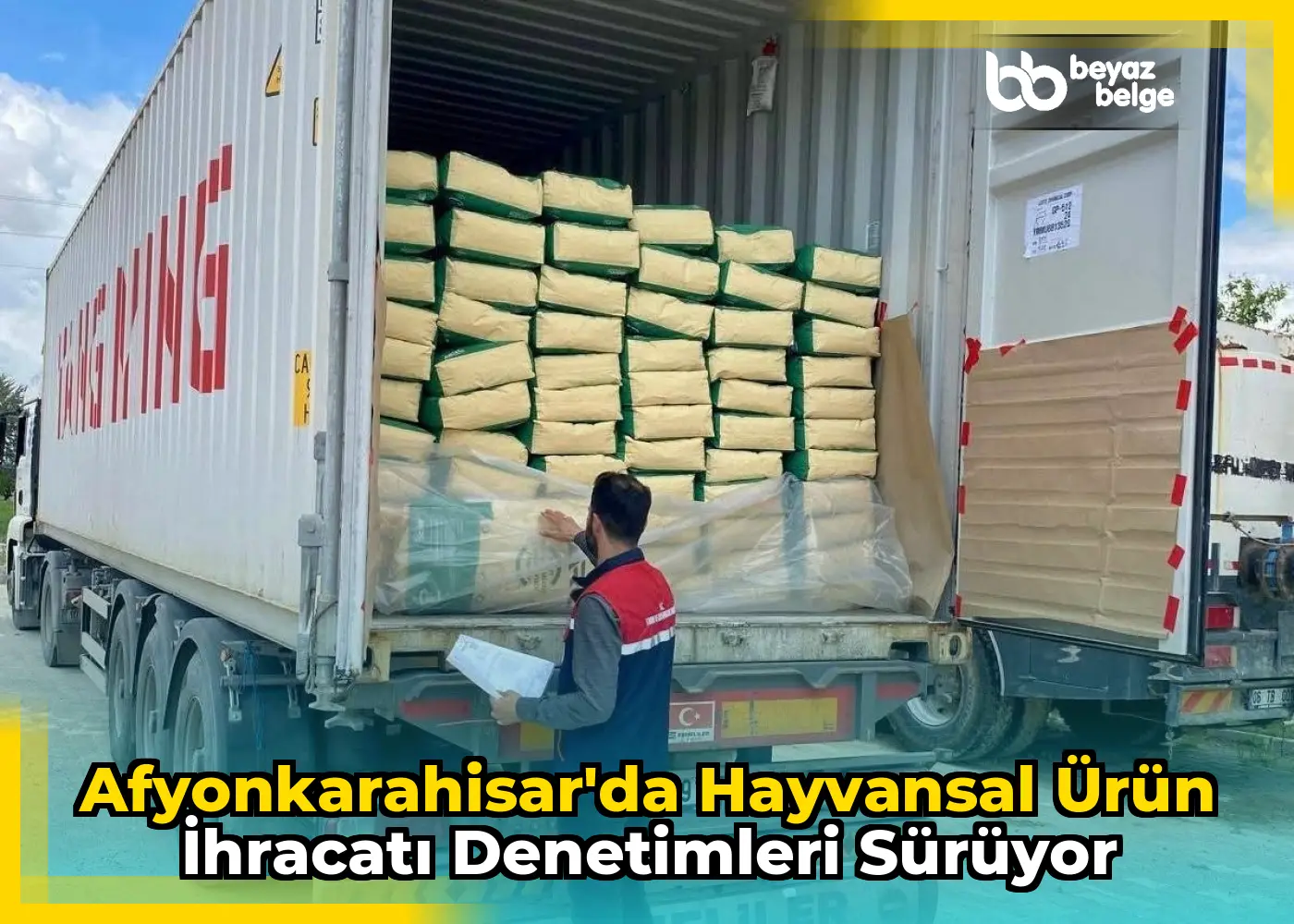 Afyonkarahisar'da Hayvansal Ürün İhracatı Denetimleri Sürüyor