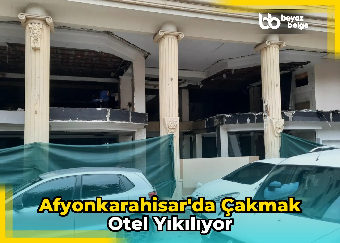 Afyonkarahisar'da Çakmak Otel Yıkılıyor