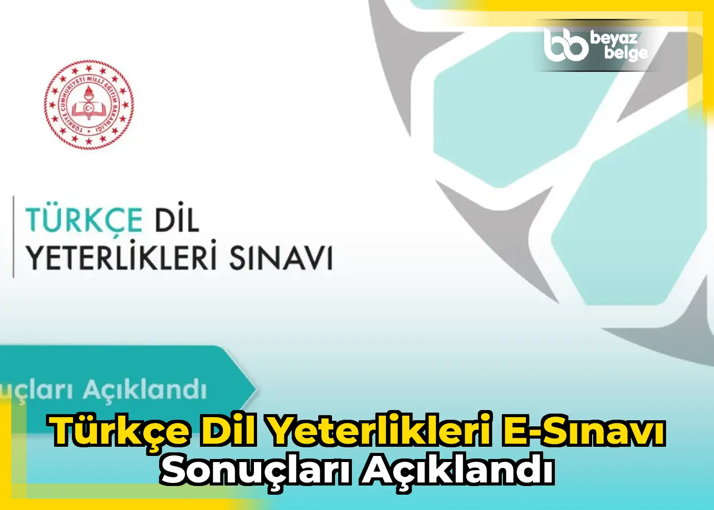 Türkçe Dil Yeterlikleri e-Sınavı sonuçları açıklandı