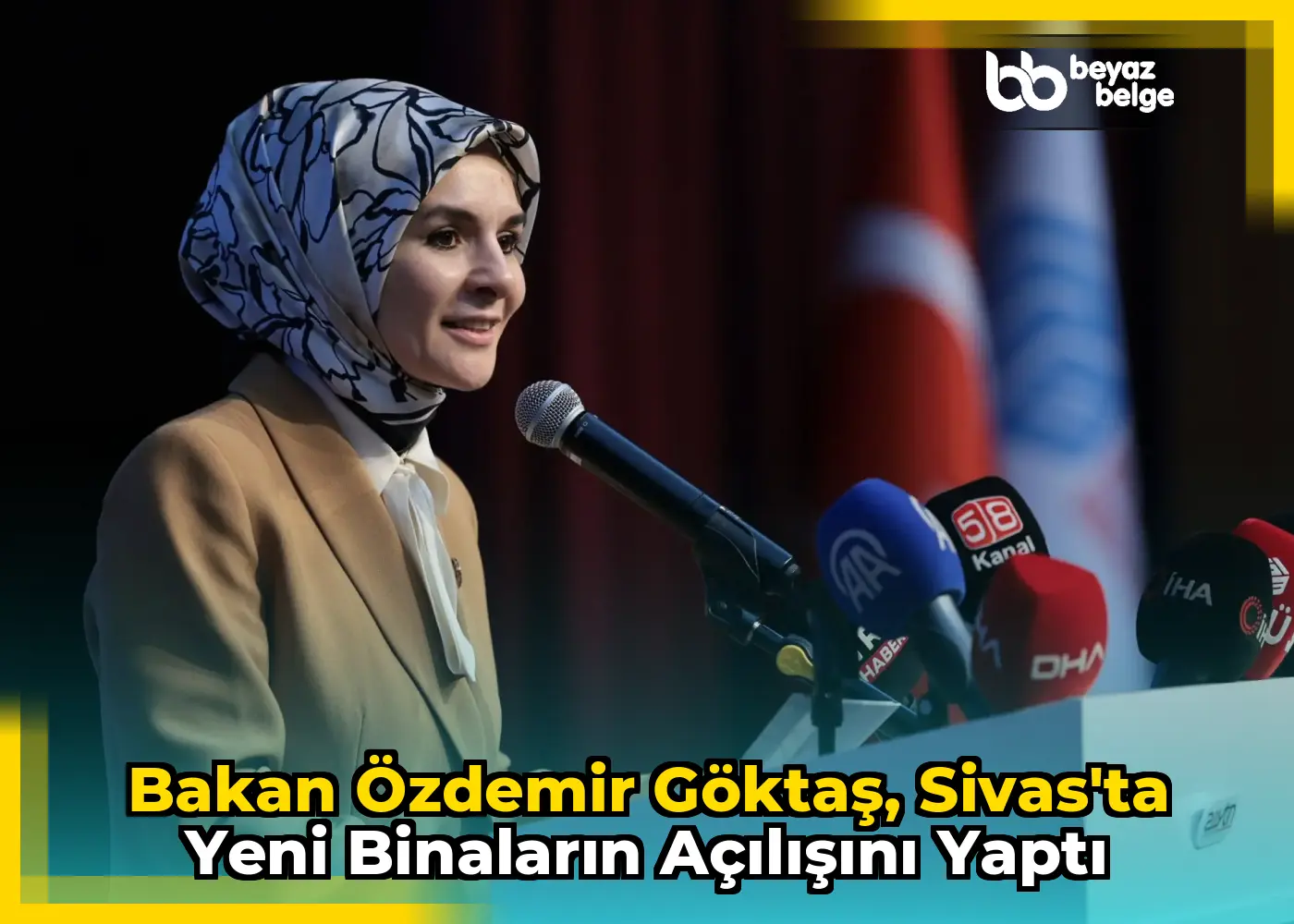 Bakan Özdemir Göktaş, Sivas'ta yeni binaların açılışını yaptı