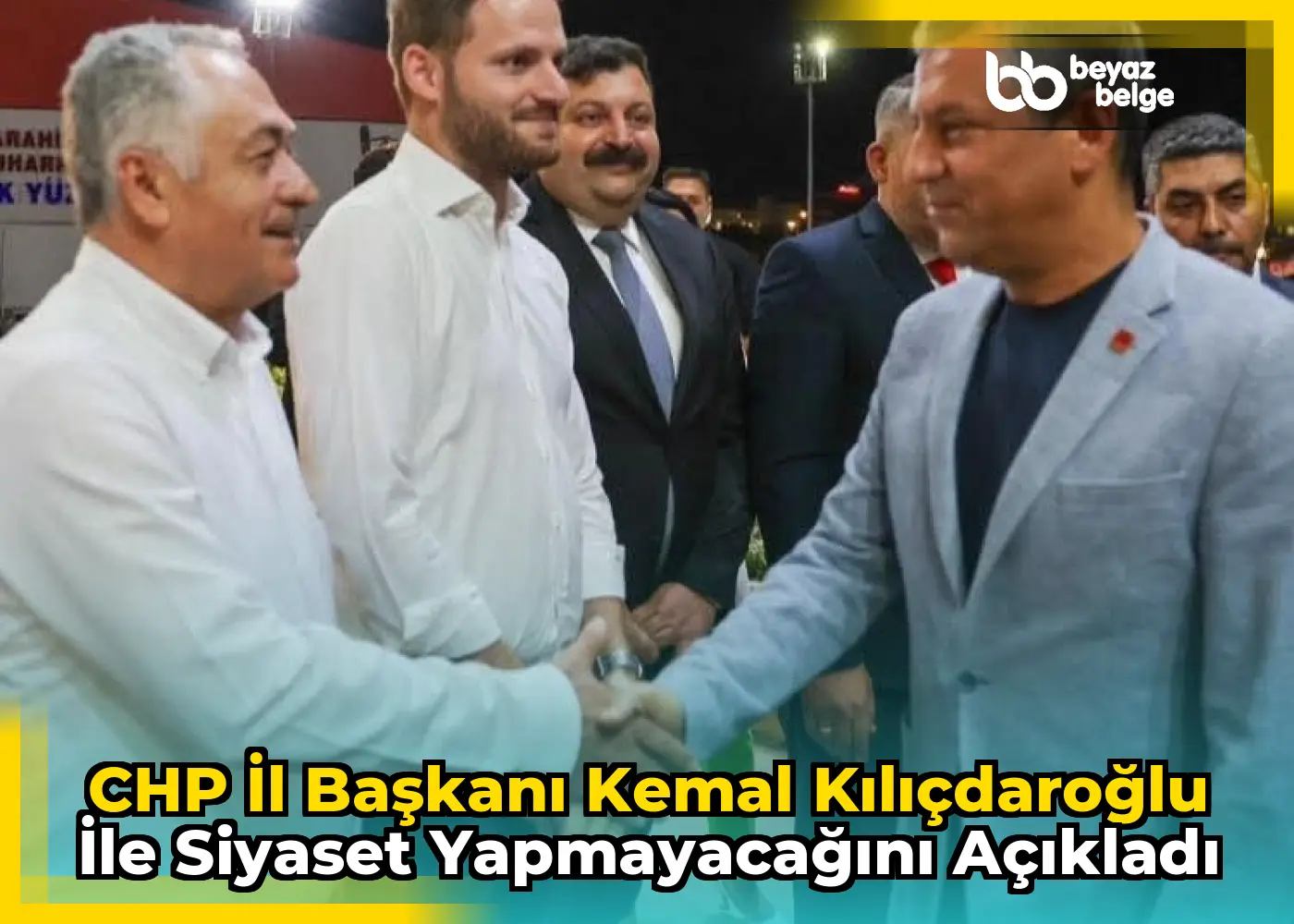 CHP İl Başkanı Kemal Kılıçdaroğlu ile Siyaset Yapmayacağını Açıkladı