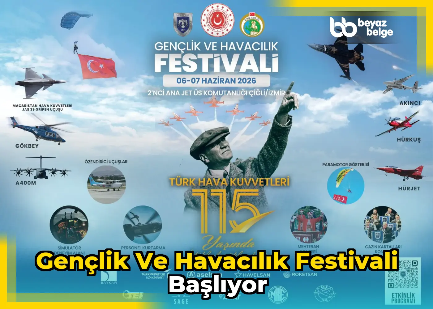 Gençlik ve Havacılık Festivali başlıyor