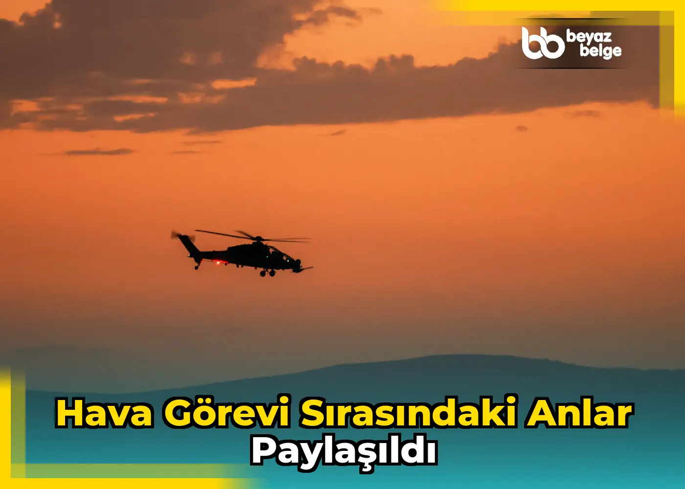 Hava Görevi Sırasındaki Anlar Paylaşıldı