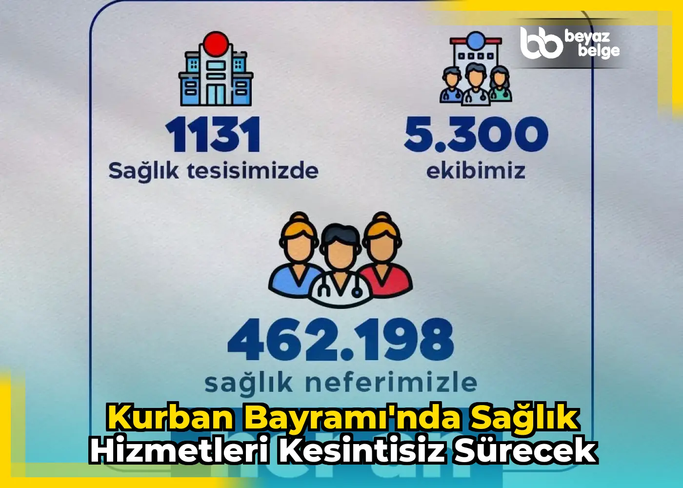 Kurban Bayramı'nda sağlık hizmetleri kesintisiz sürecek