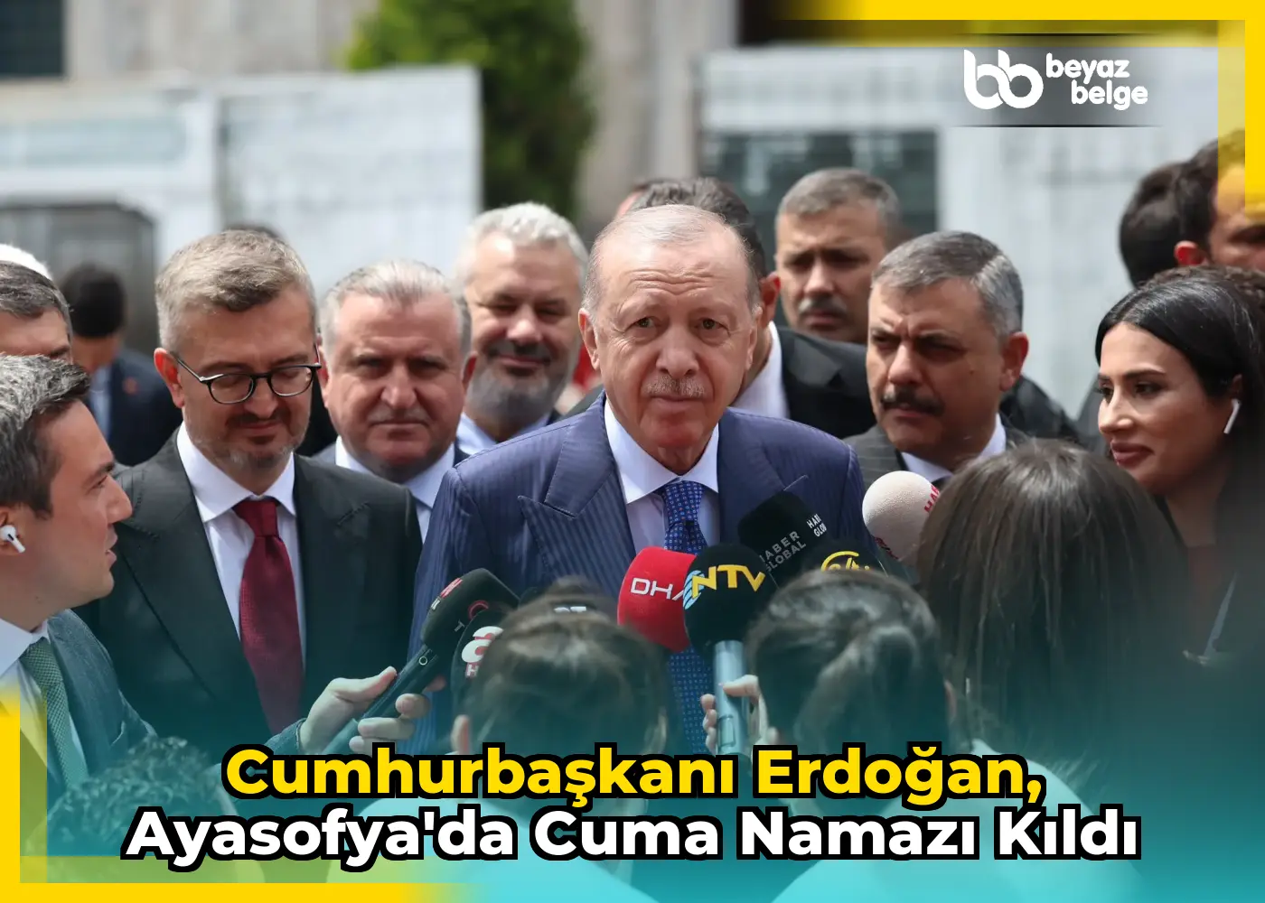 Cumhurbaşkanı Erdoğan, Ayasofya'da Cuma Namazı Kıldı