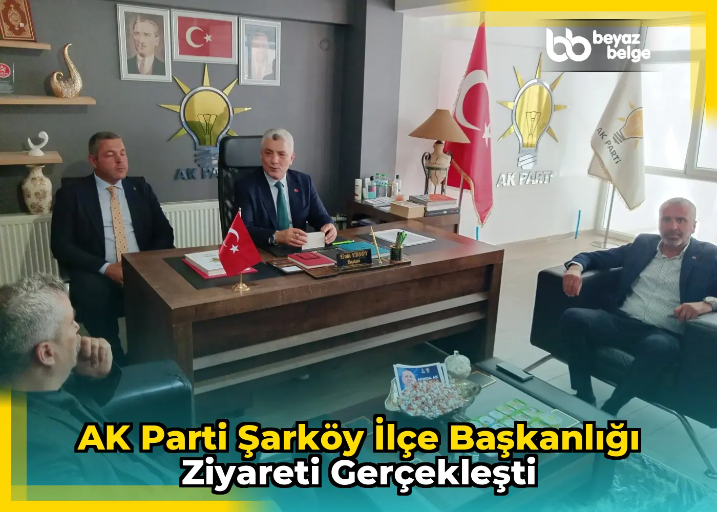 AK Parti Şarköy İlçe Başkanlığı ziyareti gerçekleşti