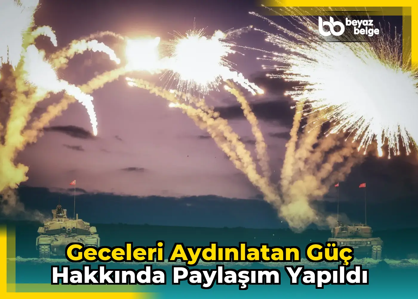 Geceleri aydınlatan güç hakkında paylaşım yapıldı