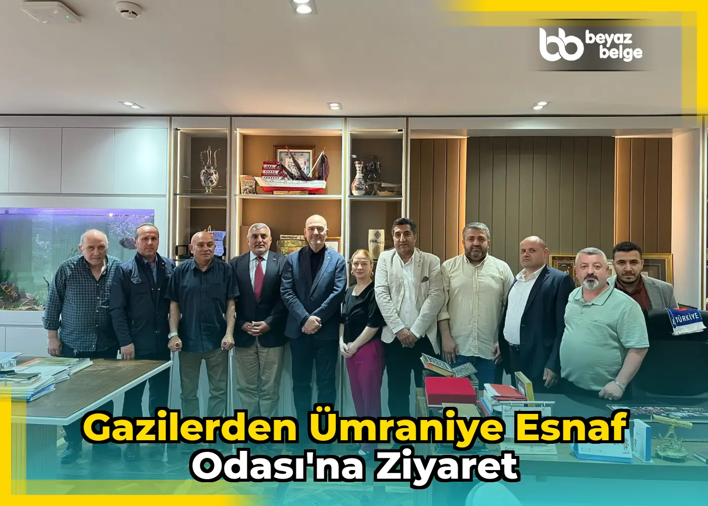 Gazilerden Ümraniye Esnaf Odası'na ziyaret