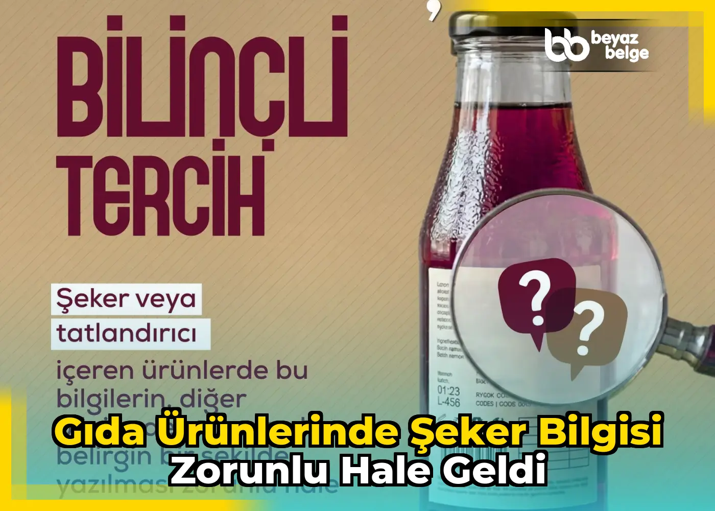 Gıda ürünlerinde şeker bilgisi zorunlu hale geldi