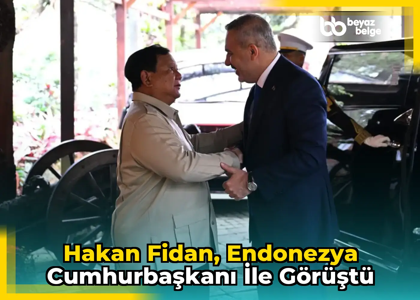 Hakan Fidan, Endonezya Cumhurbaşkanı ile görüştü
