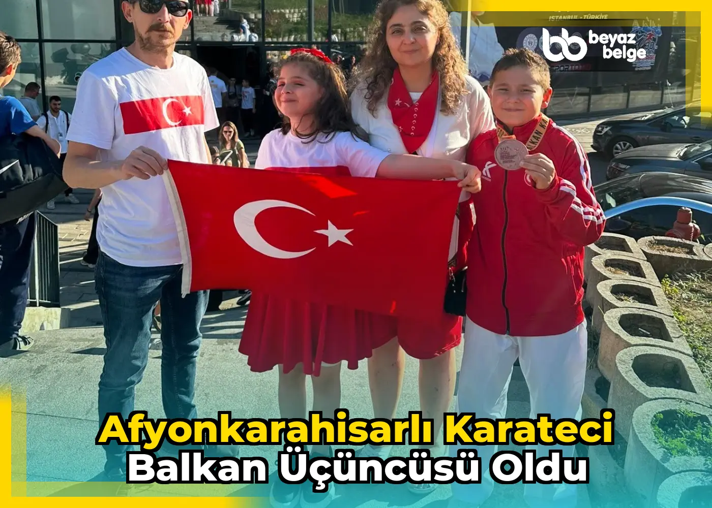 Afyonkarahisarlı Karateci Balkan Üçüncüsü Oldu