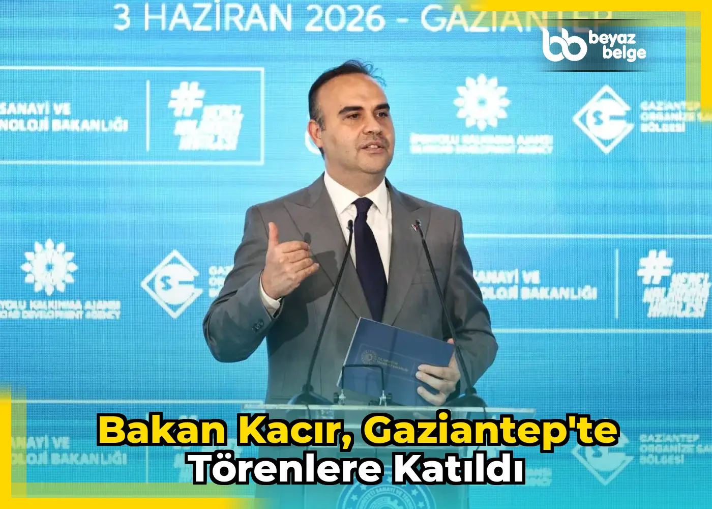 Bakan Kacır, Gaziantep'te Törenlere Katıldı
